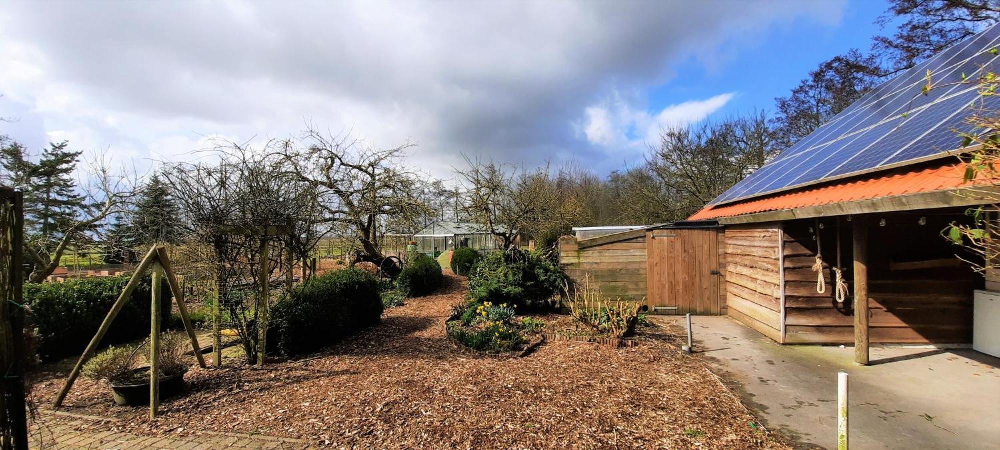 Appartement 2 Met Terras Aan De Tuin Van Op De Roemte Baflo Luaran gambar